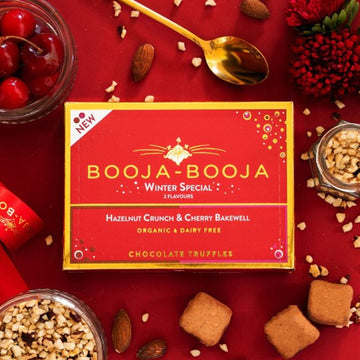 Booja Booja Hazelnut Crunch &amp; Cherry Bakewell Truffles
