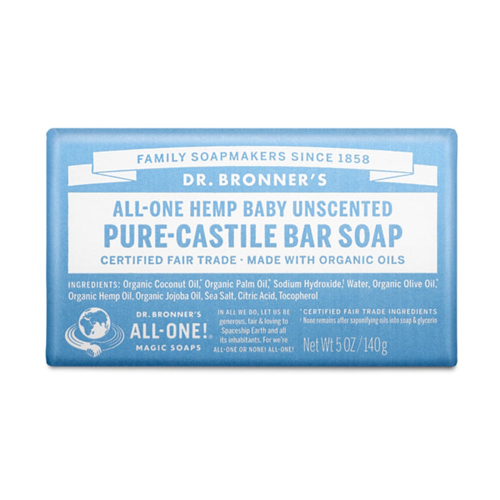 Dr. Bronner Baby Mild Unscented Pure Castile Soap