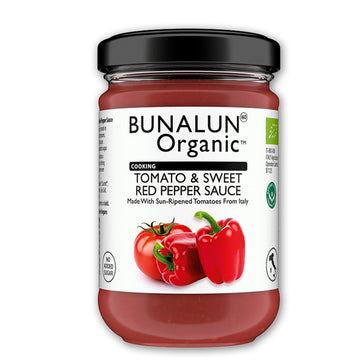 Bunalun Organic Tomato &amp; Sweet Red Pepper Sauce