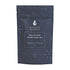 Dark grey stand-up pouch of Burren Balsamics Mulled Wine Spiced Sugar Mix decorated with white snowflake illustrations.