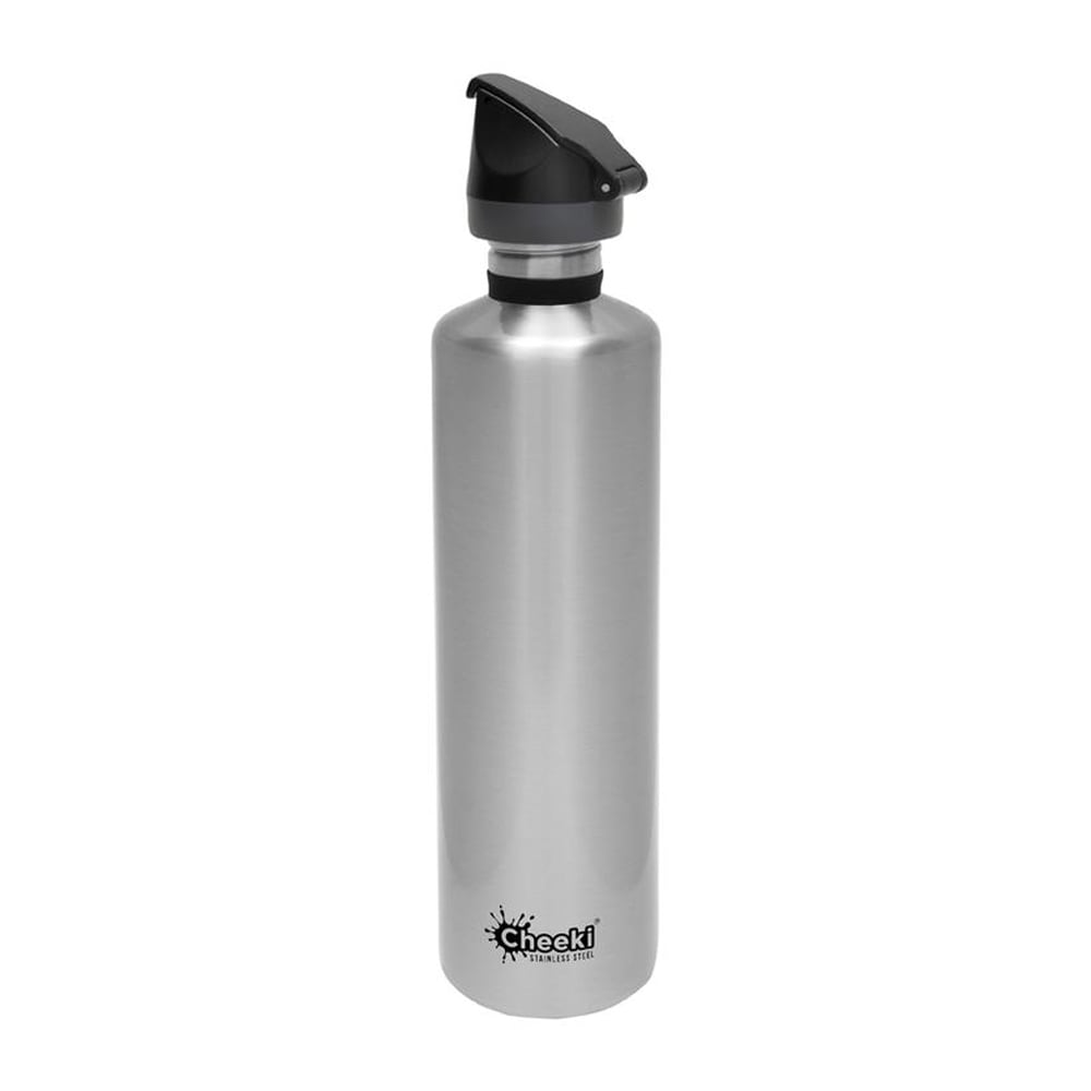 Cheeki Active Single Wall Bottle - Silver