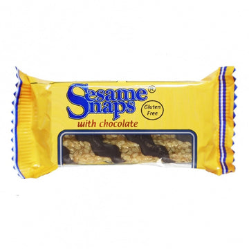 Sesame Snaps with Chocolate