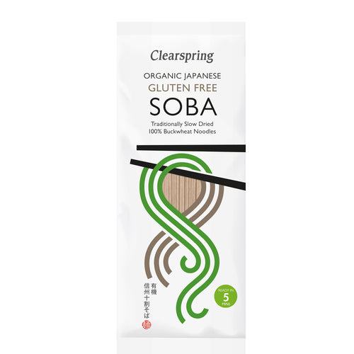 Clearspring Organic Japanese 100% Buckwheat Soba Noodles