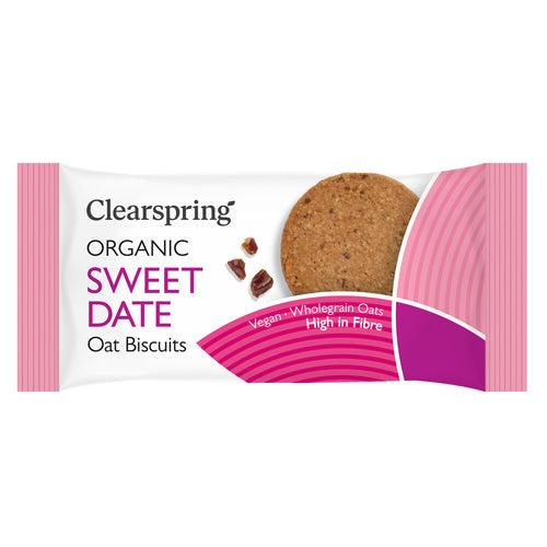 Clearspring Organic Oat Biscuits - Sweet Date