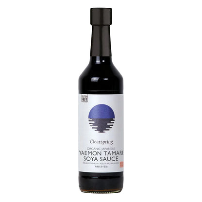 Clearspring Organic Japanese Yaemon Tamari Soya Sauce - Double Strength