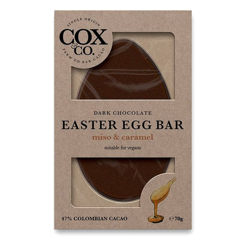 Cox &amp; Co Miso &amp; Caramel Easter Egg Bar