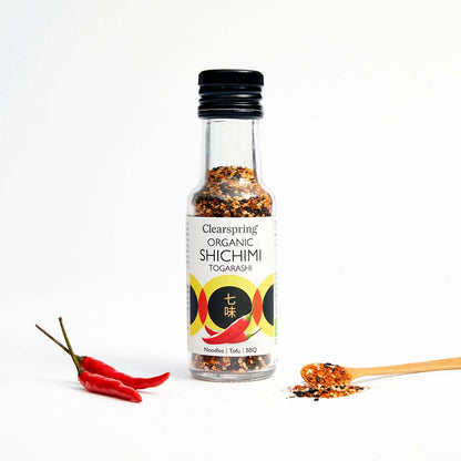 Clearspring Organic Shichimi Togarashi - Seven Spice Blend texture