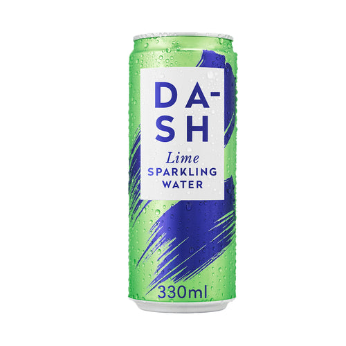 Dash Sparkling Water Lime 330ml