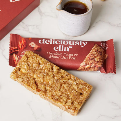 Deliciously Ella Hazelnut, Pecan and Maple Oat Bars
