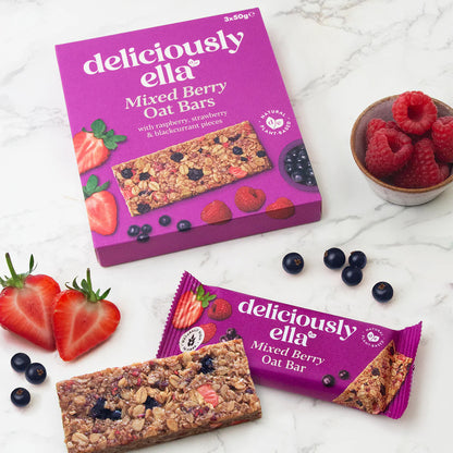 Deliciously Ella Mixed Berry Oat Bars
