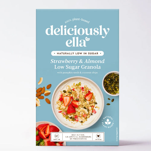 Deliciously Ella Strawberry &amp; Almond Low Sugar Granola