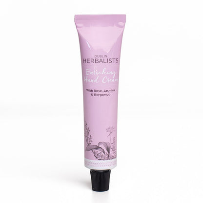 tube of Dublin Herbalists Enriching Hand Cream with Rose, Jasmine &amp; Bergamot