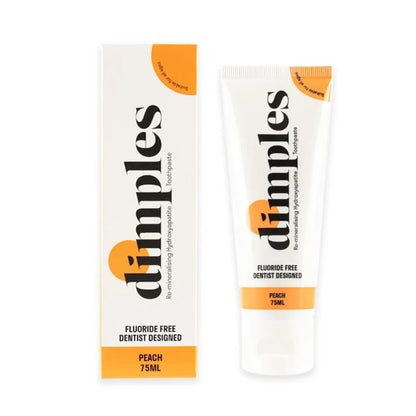 Dimples Peach Hydroxyapatite Toothpaste