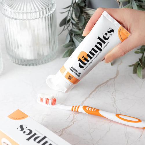 Dimples Peach Hydroxyapatite Toothpaste