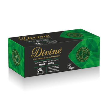 Divine Dark Chocolate After Dinner Mint Thins