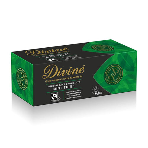 Divine Dark Chocolate After Dinner Mint Thins