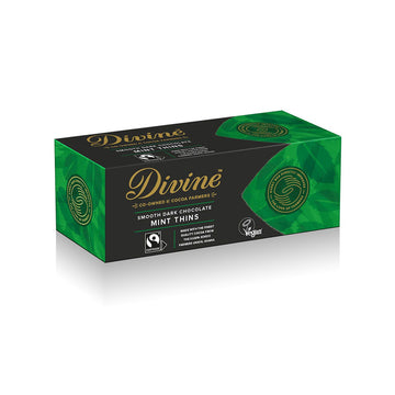 Divine Dark Chocolate After Dinner Mint Thins 200g