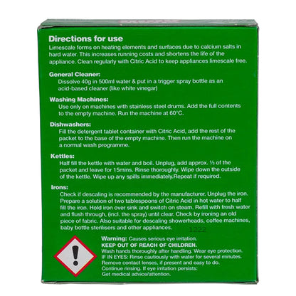 Dri-Pak Clean &amp;amp; Natural Citric Acid - 250g
