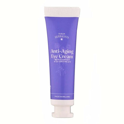 A tube of Dublin Herbalists Anti-Aging Eye Cream