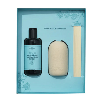 Dublin Herbalists Verbena &amp; Spearmint Natural Reed Diffuser Gift Set