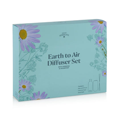 Dublin Herbalists Verbena &amp; Spearmint Natural Reed Diffuser Gift Set