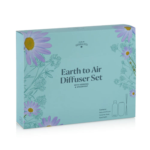 Dublin Herbalists Verbena & Spearmint Natural Reed Diffuser Gift Set