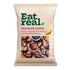 A bag of Eat Real Hummus Chips, onion and balsamic vinegar flavour.