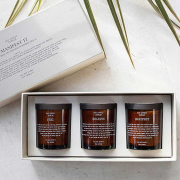 Eau Lovely Manifest It Candle Set