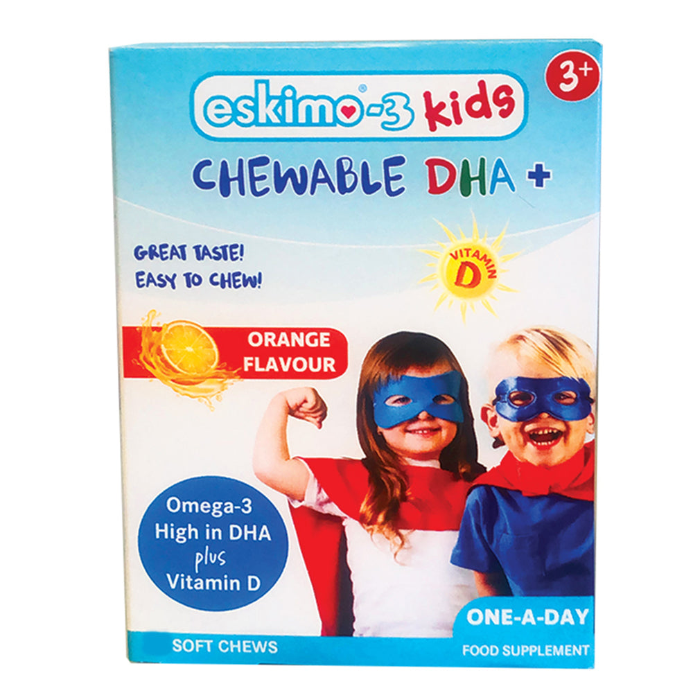 Eskimo-3 Kids Chewable DHA+ - 54 Soft Chews