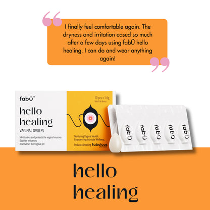 FabÜ Hello Healing Vaginal Ovules
