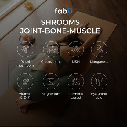 FabÜ Shrooms Joint Bone Muscle