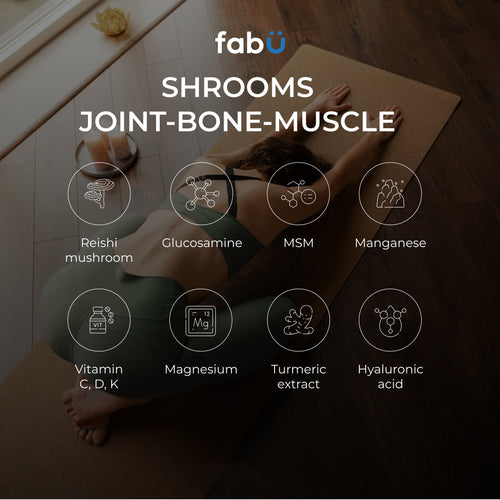 FabÜ Shrooms Joint Bone Muscle