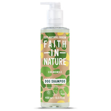 bottle of Faith in Nature Gentle Chamomile Dog Shampoo