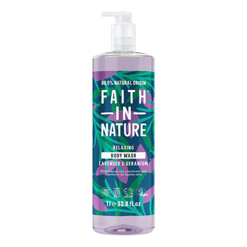 Faith In Nature Lavender &amp; Geranium Body Wash 1 Litre