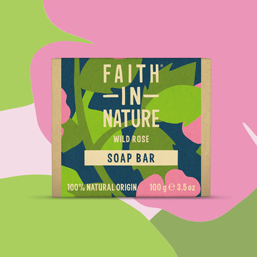 Faith In Nature Wild Rose Soap Bar