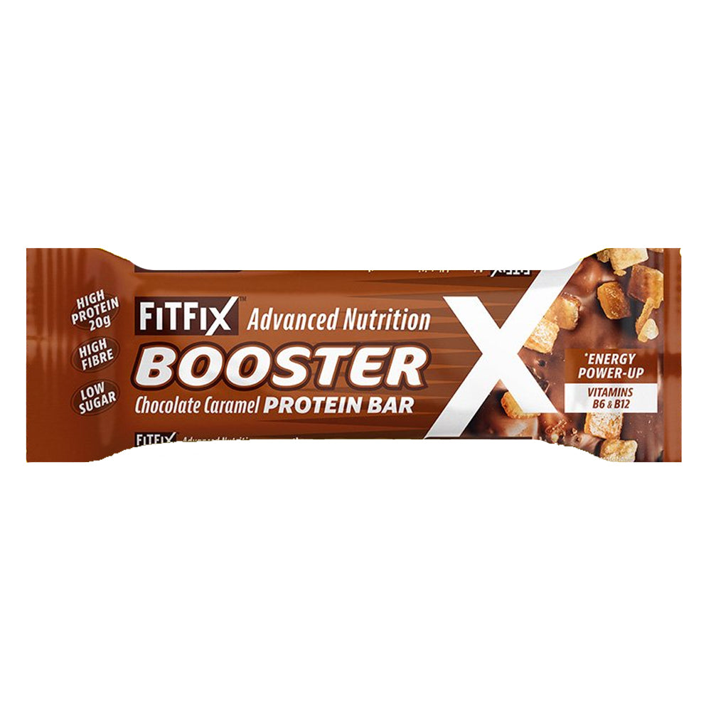 FitFix Booster Chocolate Caramel Protein Bar