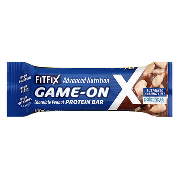FitFix Game-On Chocolate Peanut Protein Bar