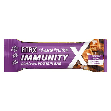 FitFix Immunity Salted Caramel Protein Bar