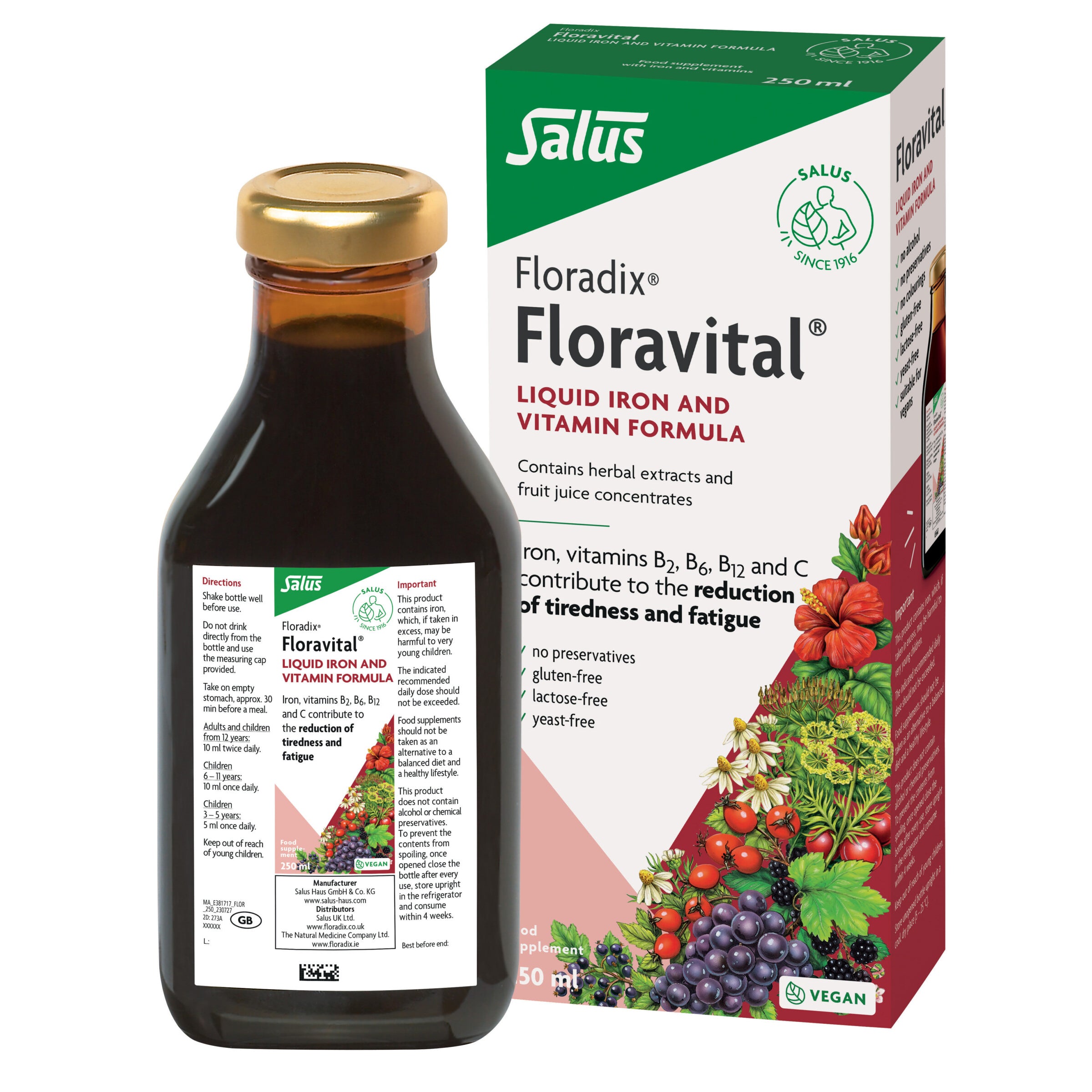 Floradix Floravital Liquid Iron