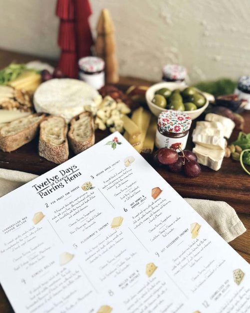 Follain 12 Days of Cheese Pairings 
