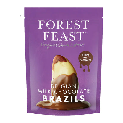 Forest Feast Belgian Milk Chocolate Brazils