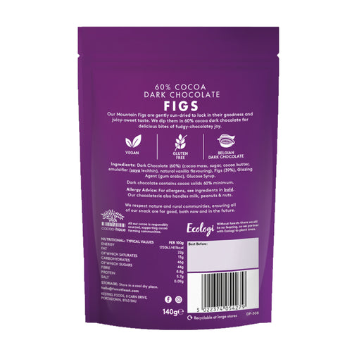 Forest Feast 60% Cocoa Dark Chocolate Covered Figs