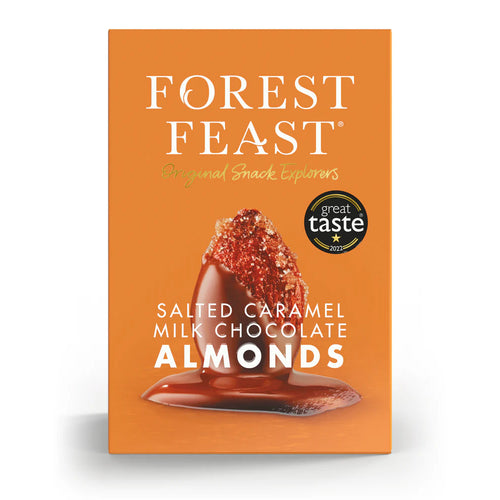 Forest Feast Salted Caramel Chocolate Almonds Gift Cube