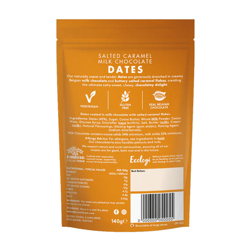 Forest Feast Salted Caramel Milk Chocolate Dates