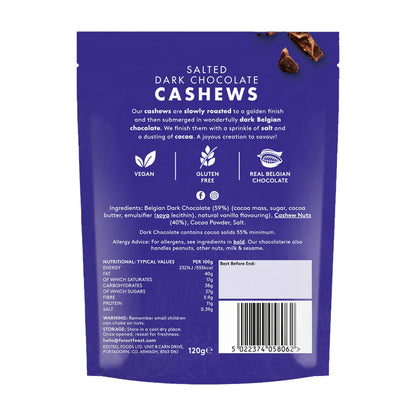 Forest Feast Salted Dark Chocolate Cashews