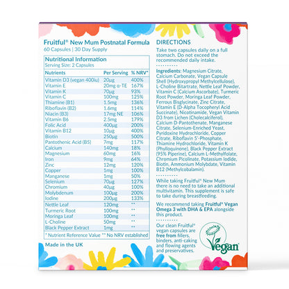 Fruitful New Mum Postnatal Formula