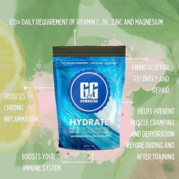 pouch of G&amp;G Kombucha Hydrate with benefits