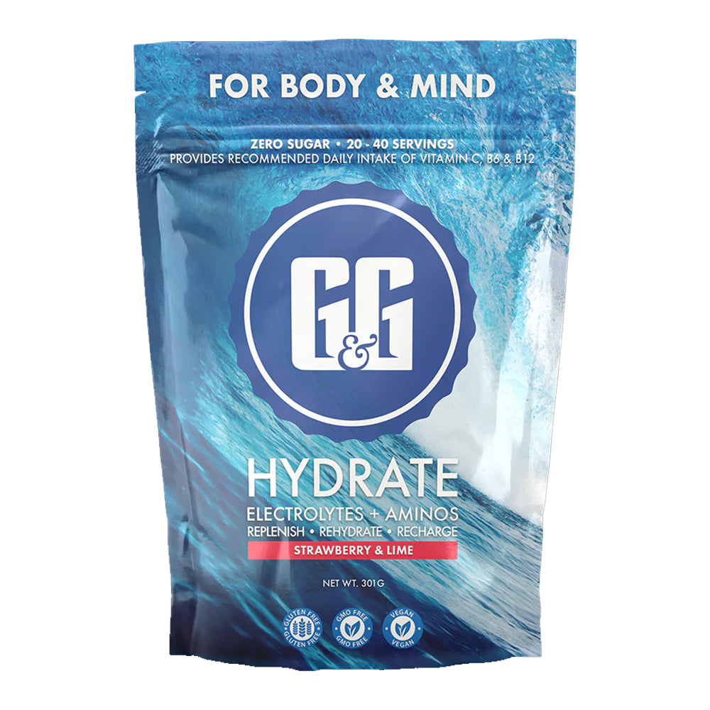 G&amp;G Kombucha Hydrate Strawberry and Lime