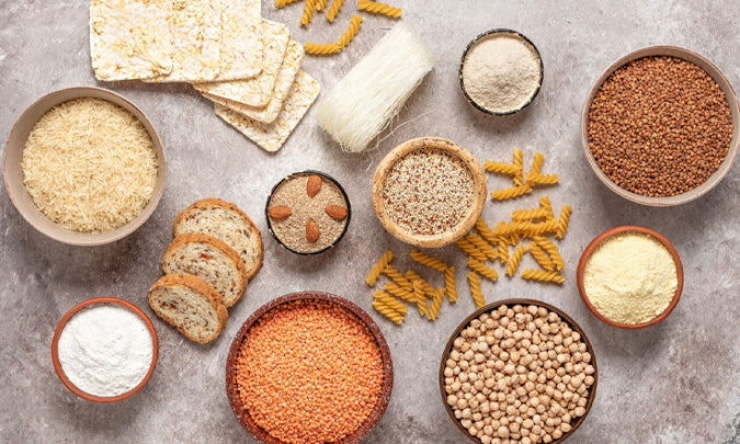 A selection of gluten free grains