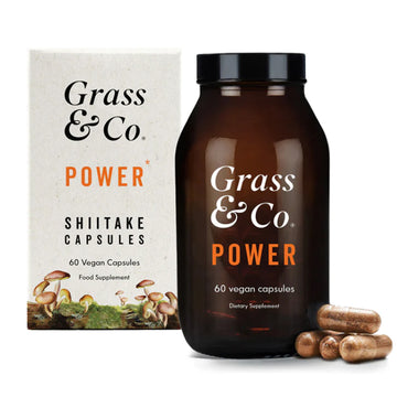 Grass &amp; Co Power Shiitake Mushroom Supplement